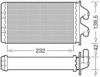 CTR 1228032 Heat Exchanger, interior heating